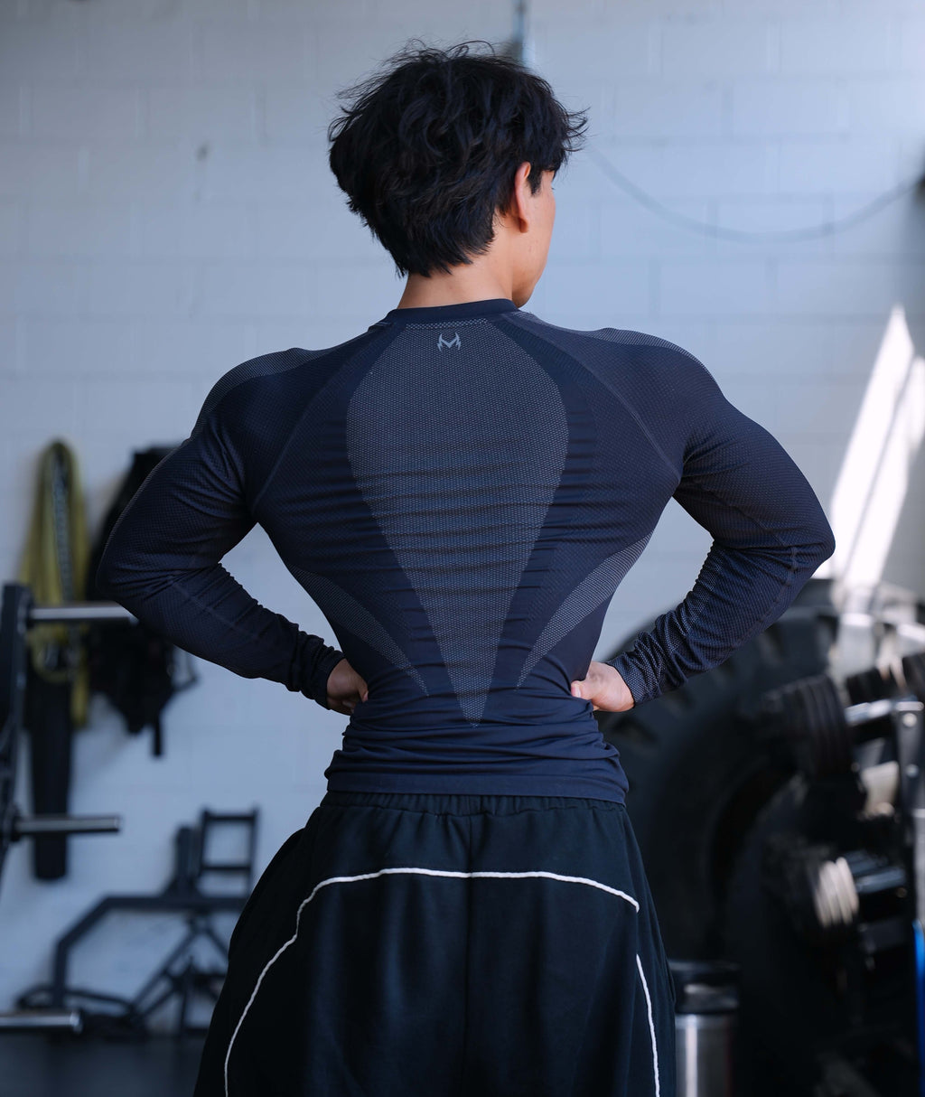 Slate Compression Long Sleeve